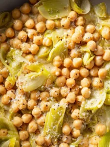 Creamy Lemon Chickpeas & Leeks First Image