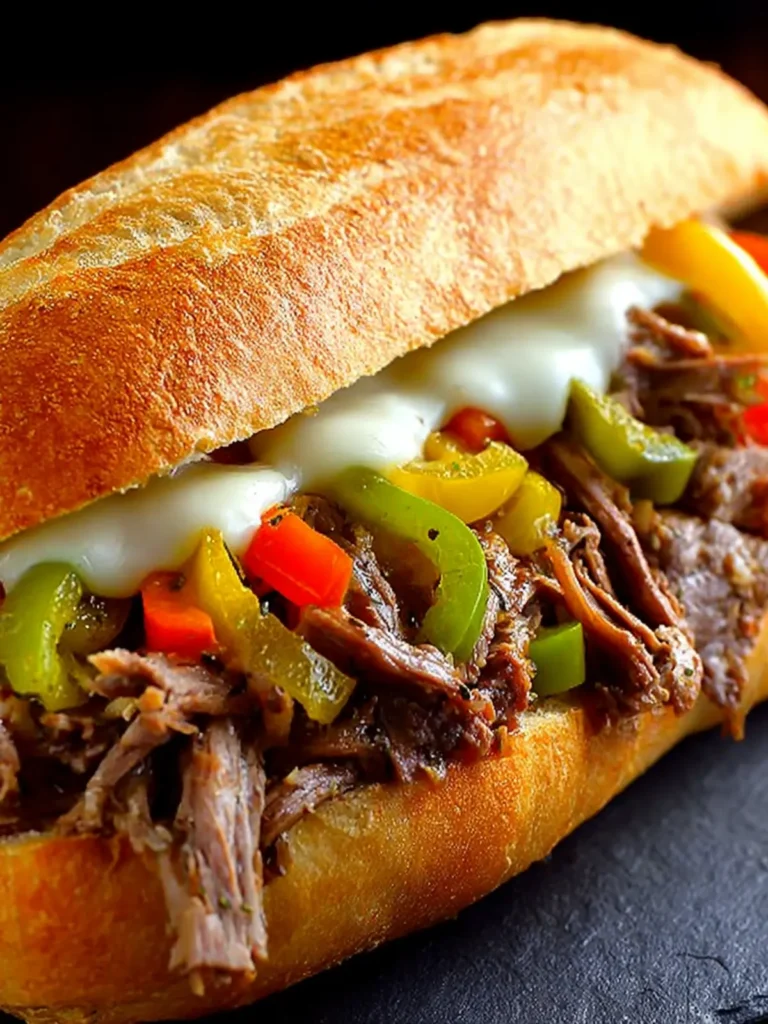 Crock Pot Italian Beef Sandwiches First Image