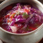 Delicious Red Cabbage Soup, Nourishing & Hearty First Image
