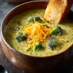 Easy Broccoli Cheddar Soup First Image