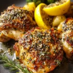 Lemon Garlic Chicken Thighs First Image