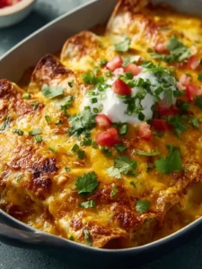 Loaded Beef Enchiladas With Cheese Sauce First Image