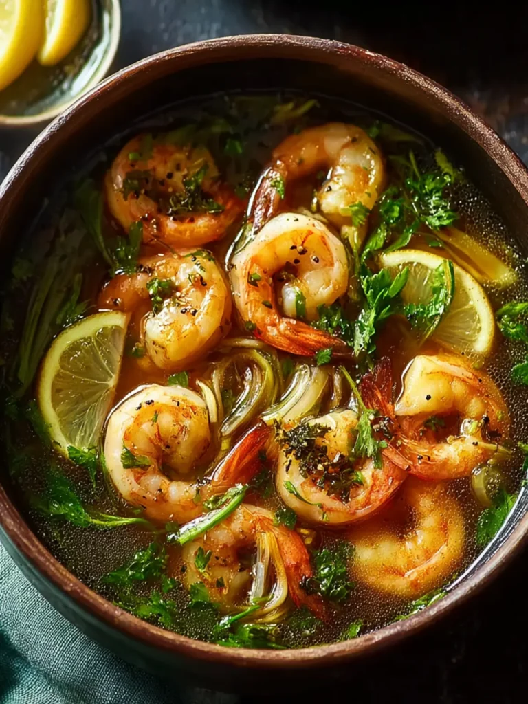 Miso-Ginger Lemon Shrimp Detox Broth: The Incredible 7-Step Recipe First Image