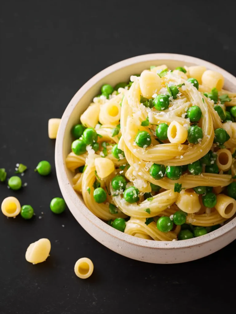 Quick Pasta with Peas First Image