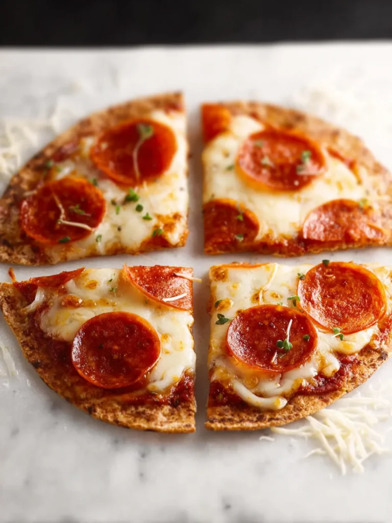 Quick Tortilla Pizzas First Image