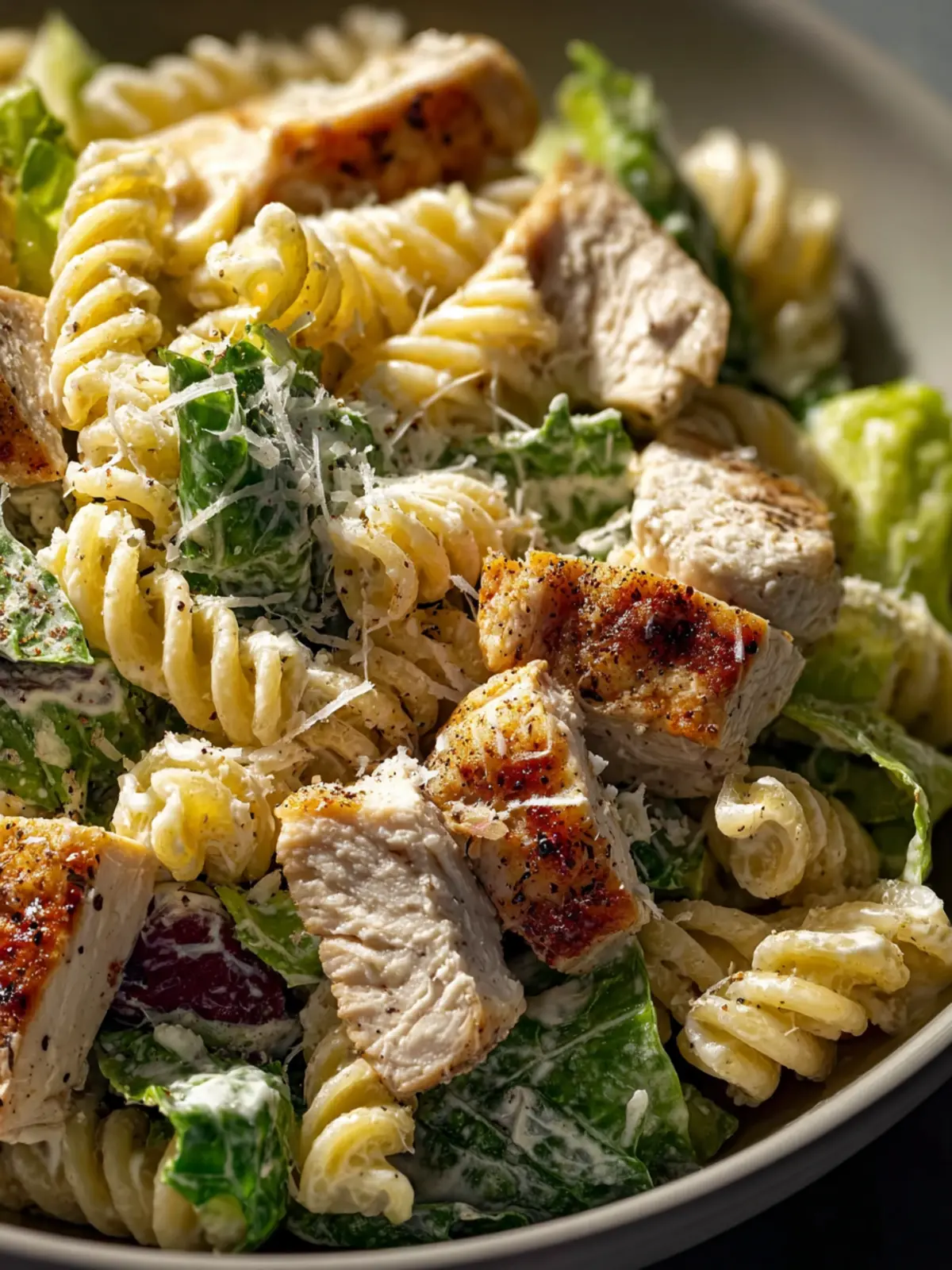 Simple Chicken Caesar Pasta Salad Recipe – Quick & Irresistible!
