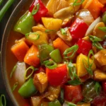 Sweet and Sour Vegetables First Image