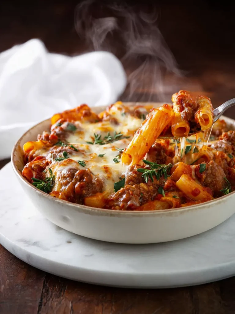 Baked Ziti and Sausage First Image