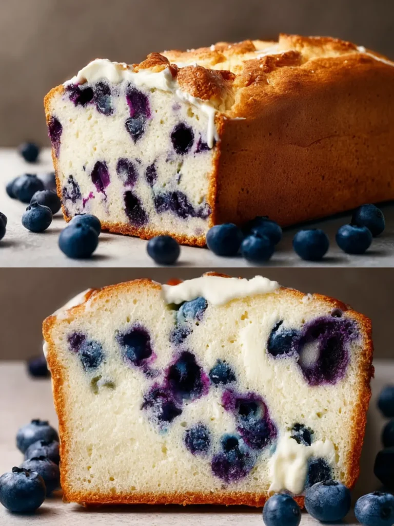 Blueberry Cream Cheese Bread First Image