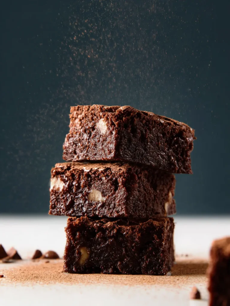 Cocoa Powder Brownies First Image