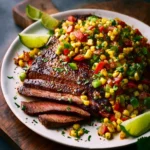 Flank Steak with Corn Salsa First Image