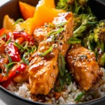 Orange Ginger Salmon Bowls First Image