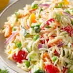 Orzo Salad with Yogurt Dill Dressing First Image