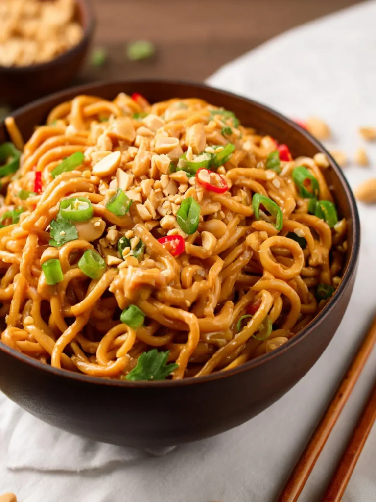 Spicy Peanut Noodles First Image