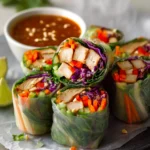 Tofu Rice Paper Rolls First Image