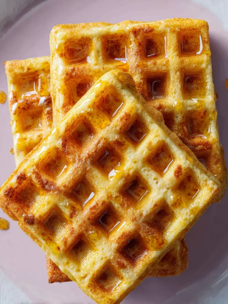 Tofu Waffles (Crispy, Savory, High-Protein) First Image