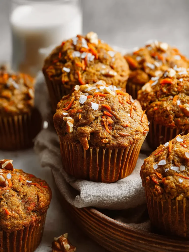 Whole Wheat Carrot Muffins First Image