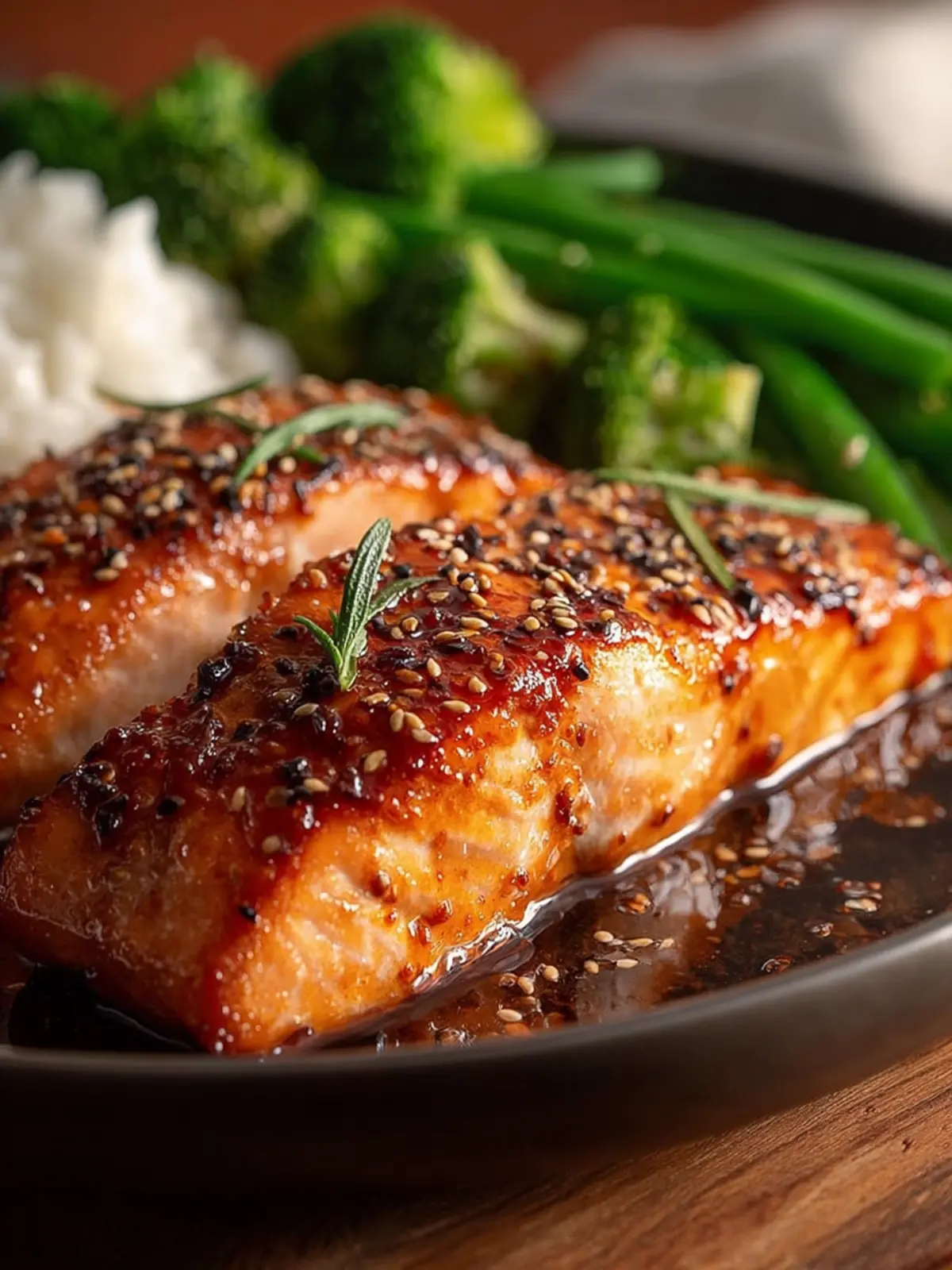 Maple Glazed Salmon First Image