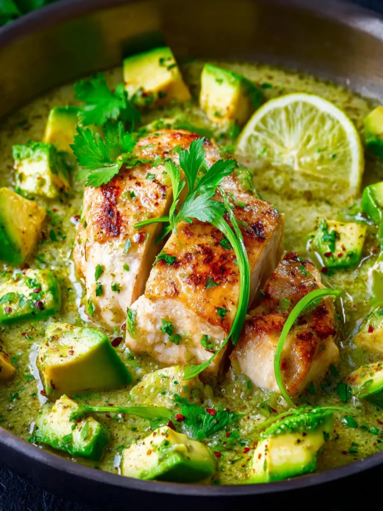 Salsa Verde Chicken with Avocado First Image
