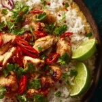 coconut chicken brothy rice First Image