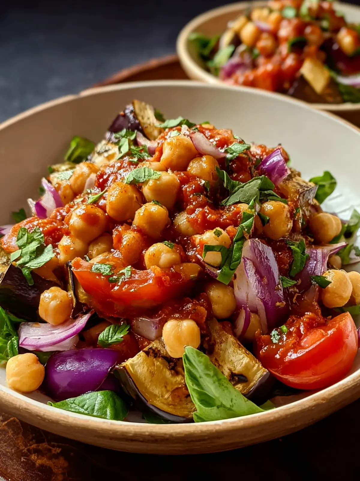 Eggplant Chickpea Taco Bowls: Bold Flavors You’ll Love!