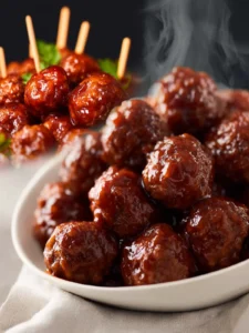 grape jelly meatballs crockpot First Image