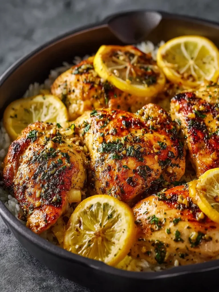 lemon garlic chicken meal prep First Image